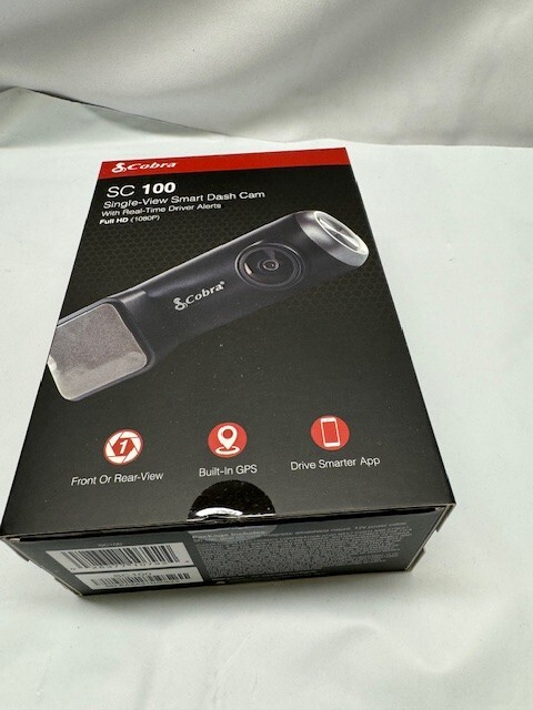 Cobra - SC 100 Single-View Smart Dash Cam *New