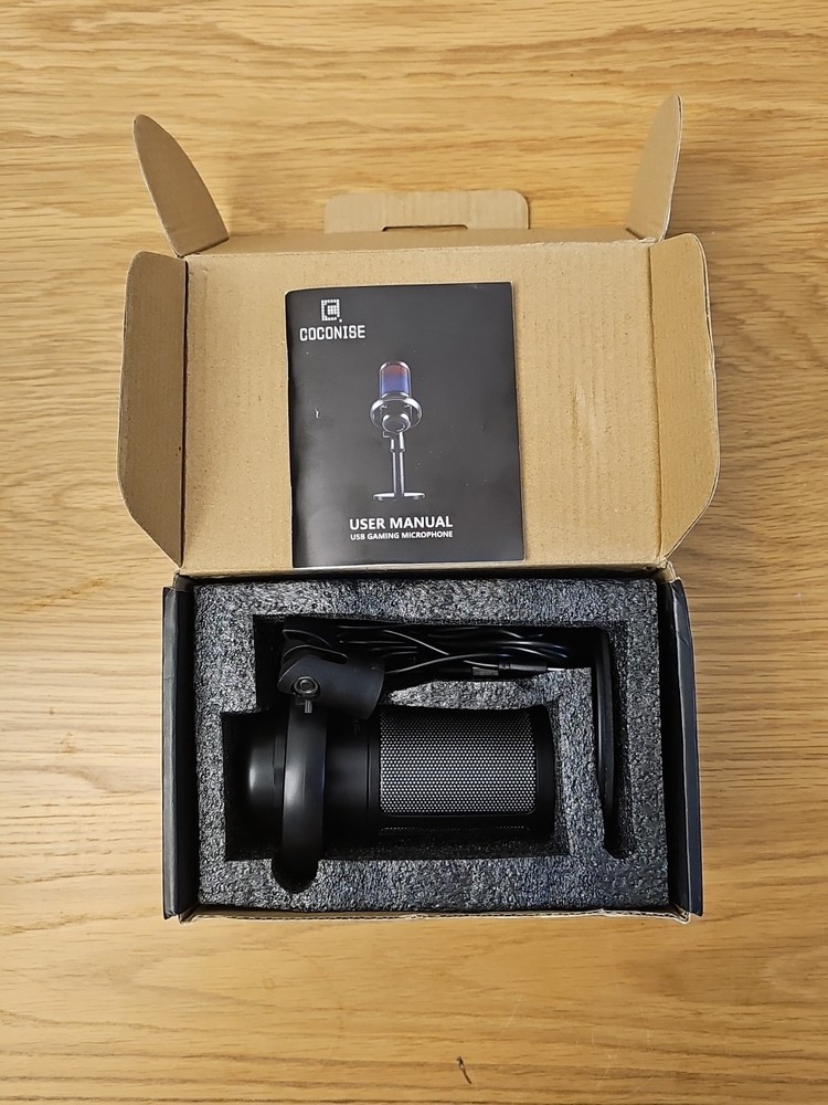 COCONISE USB RGB GAMING MICROPHONE. ME6S.
