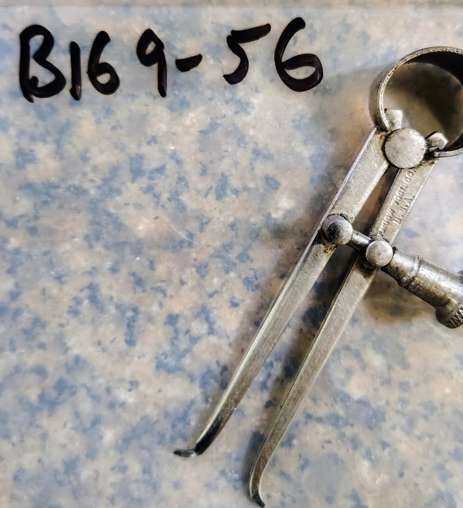 🗽 VINTAGE MINI SANDOW TOOL 3" ID CALIPER MACHINIST/ TOOLMAKER