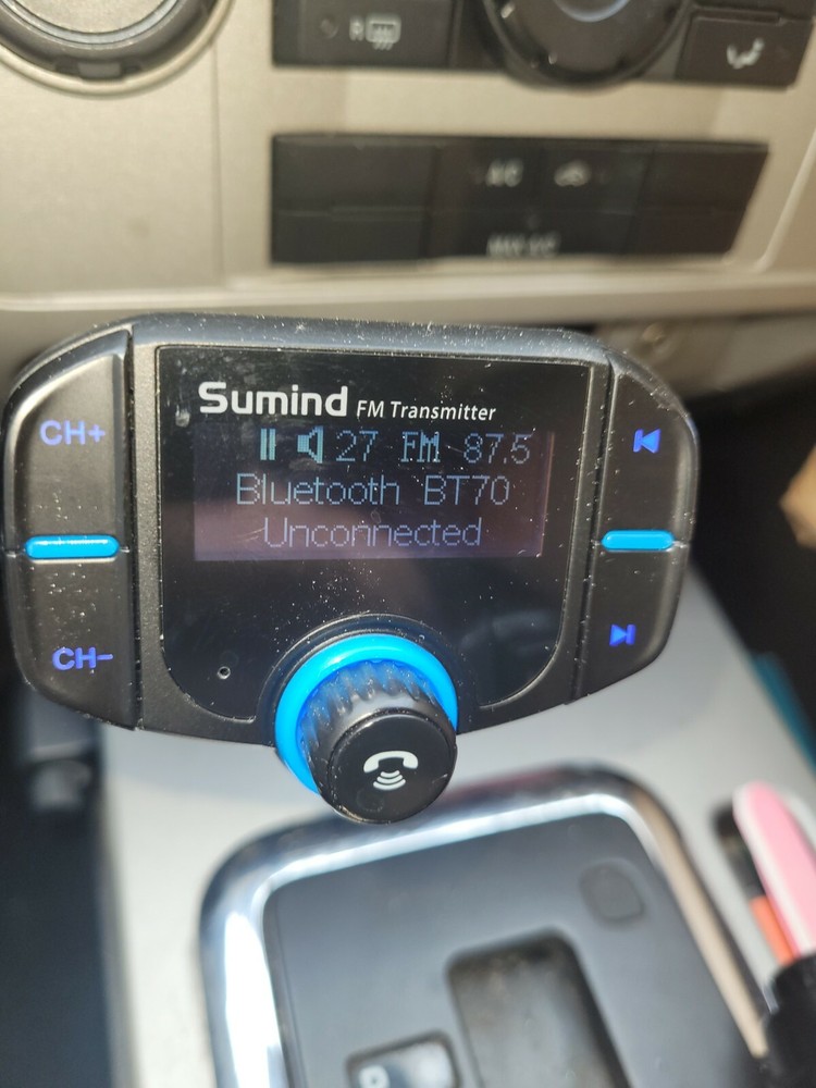 FM Transmitter, Sumind Wireless Radio Adapter Car Kit