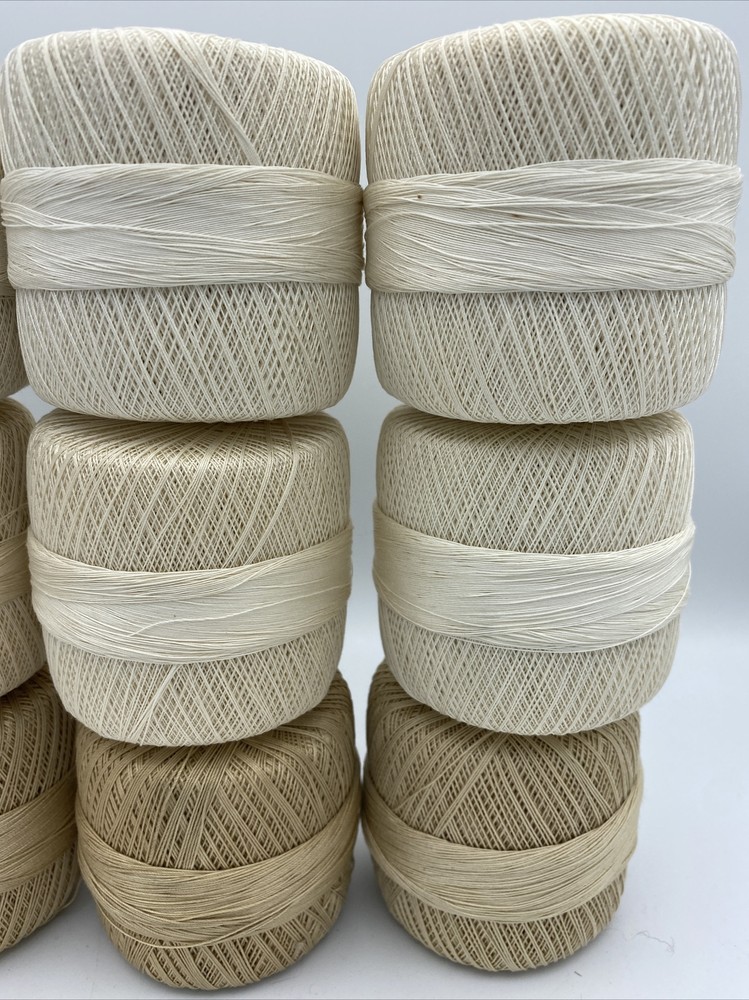 CLARK’S Big Ball Mercerized Crochet Thread 400 Yards Three Cord Spool **CHOICE**