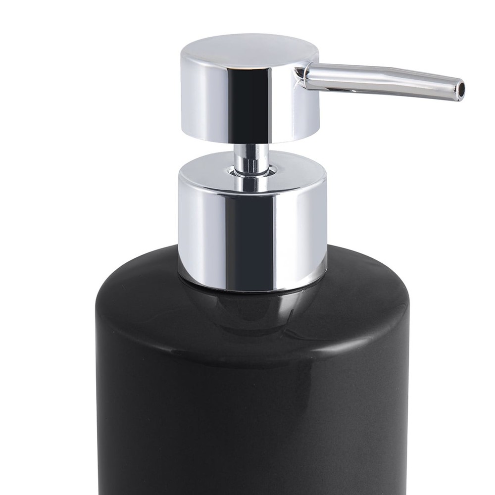 Ceramic Lotion Dispenser Pump Basic Matte Black for Cosmetic Containers