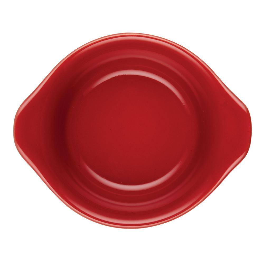 4-Piece Red Ceramics Bakeware Set