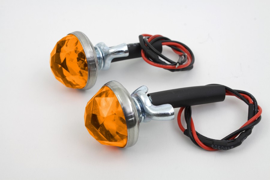 Amber LED Reflector Set for Harley-Davidson
