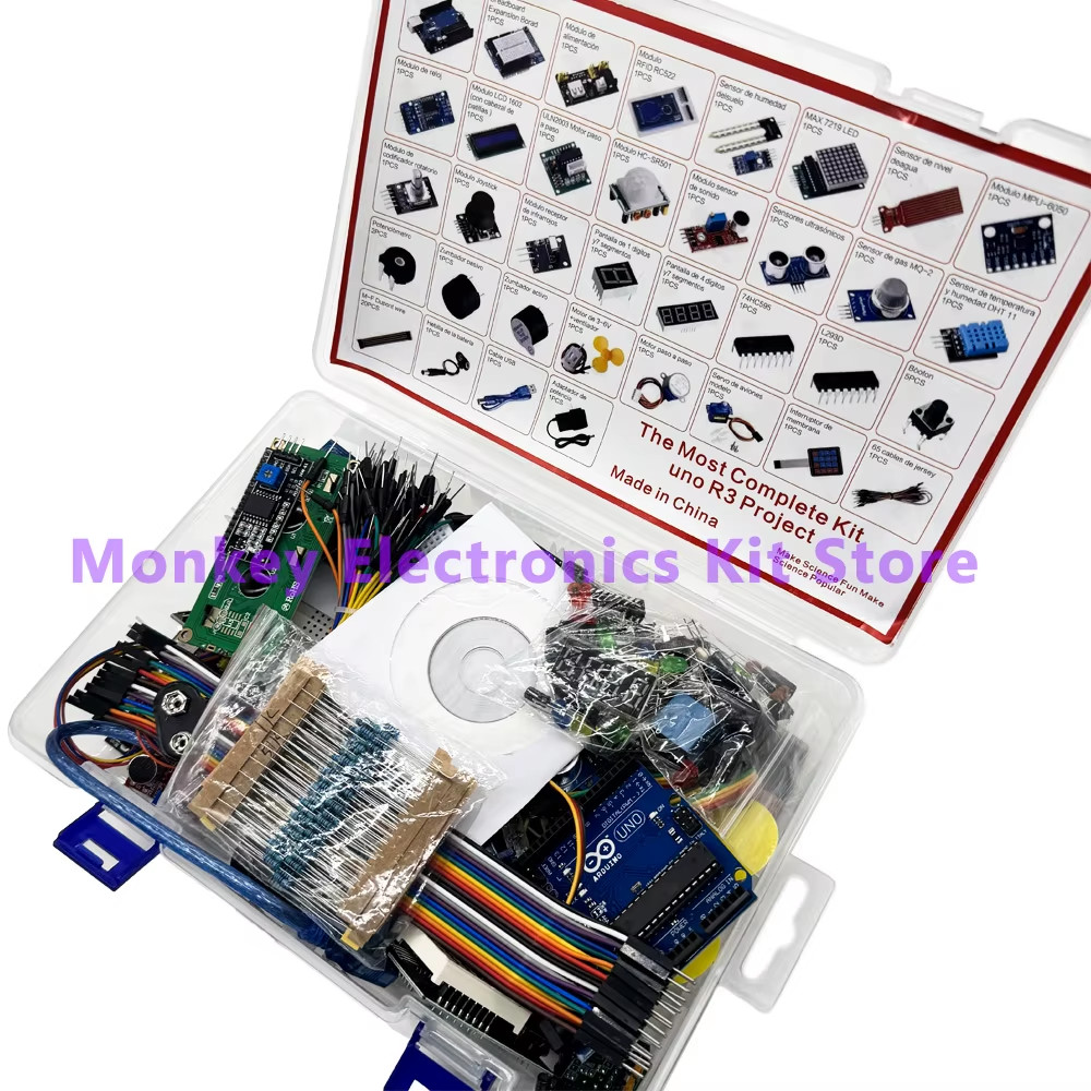 The Most Complete Learning Kit for Arduino Uno-R3 Board Programming Project DIY
