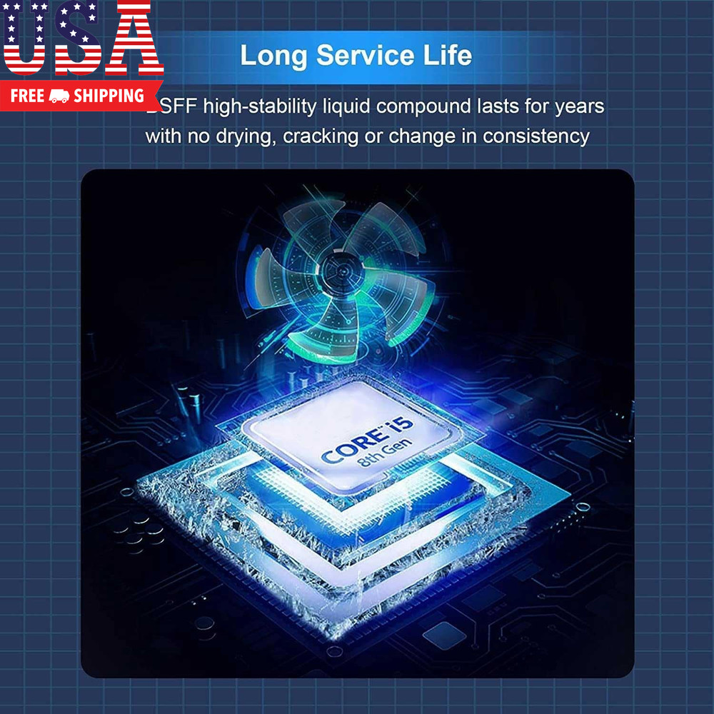 Thermal Paste, 1.8G with Toolkit CPU Paste Thermal Compound Paste Heatsink for I