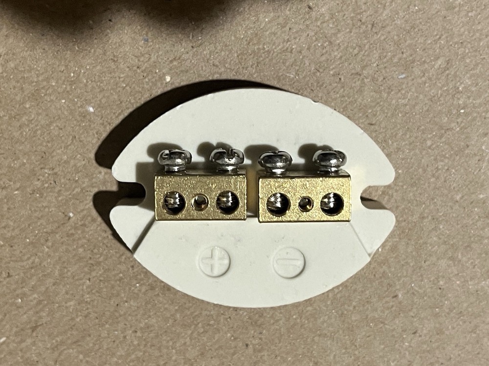 Ceramic Thermocouple Termination Block  Type K - 4 Connections