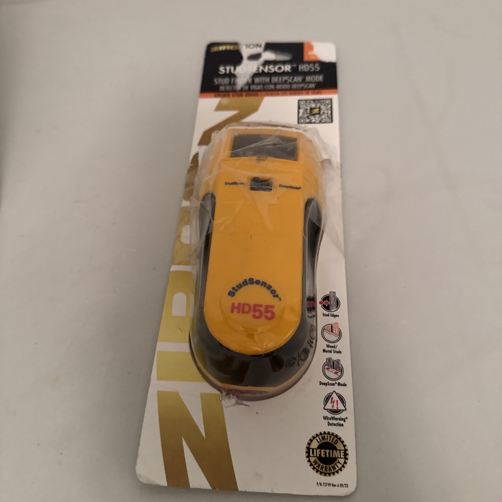 Zircon StudSensor HD55 Stud Finder - Yellow