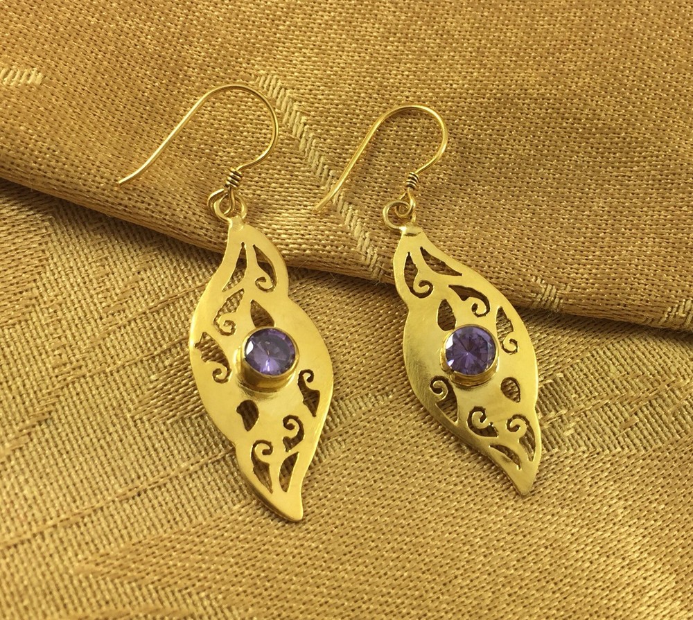 Handmade Gold Plated Earrings