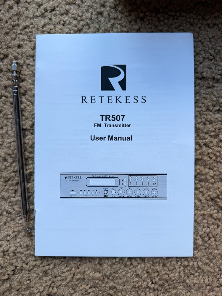 Retekess TR507 Professional FM Broadcast Transmitter - New Open Box