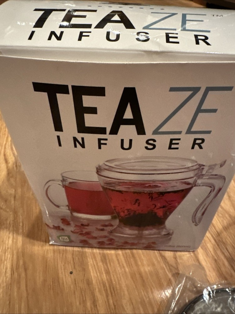 Teaze Tea Infuser Over The Cup 20oz Capacity New