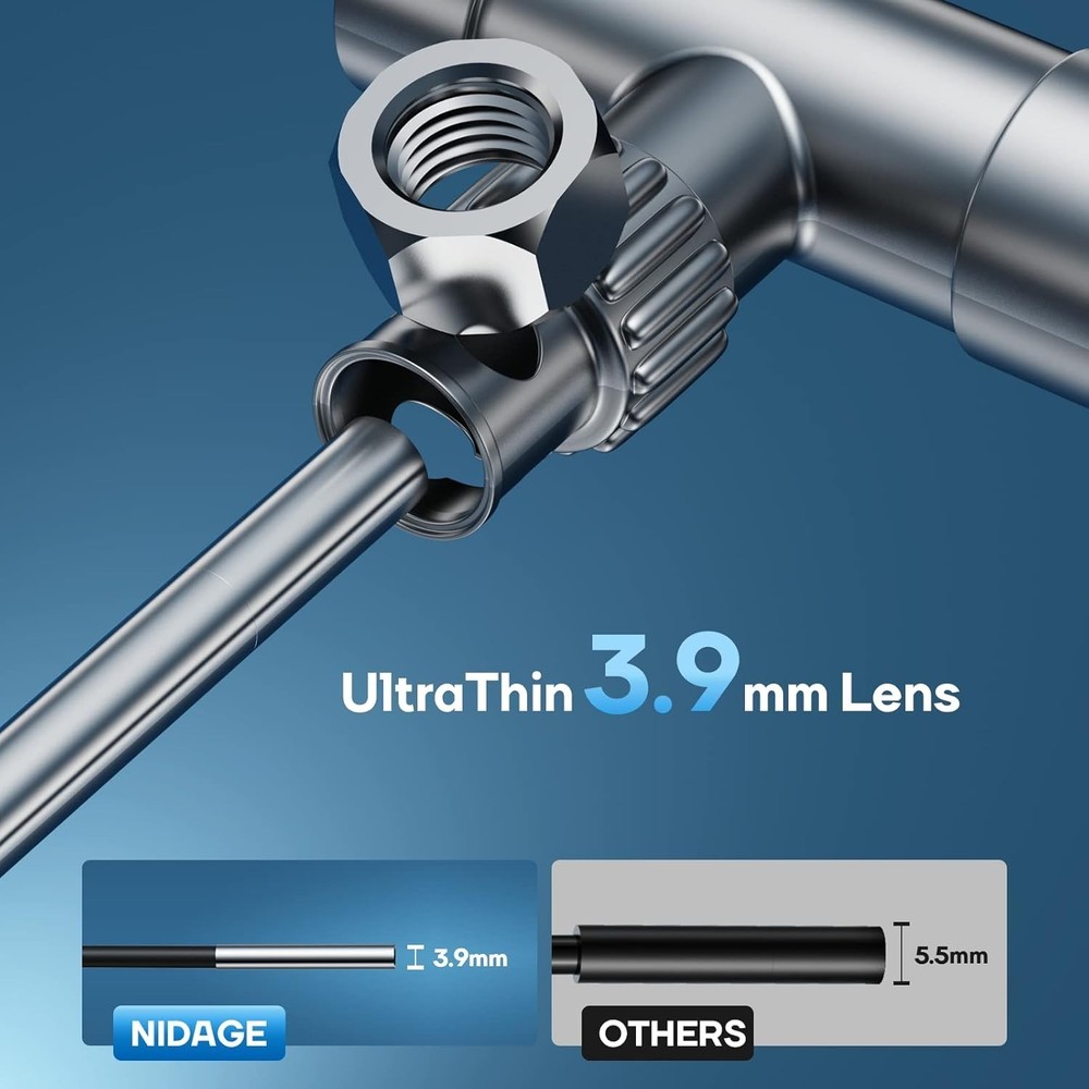 Tiny WiFi Borescope Waterproof 3.9mm Camera