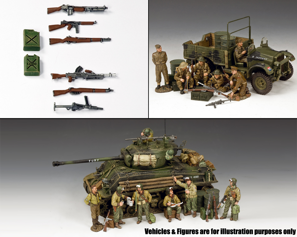 DD290 Allied Weapons Set by King & Country
