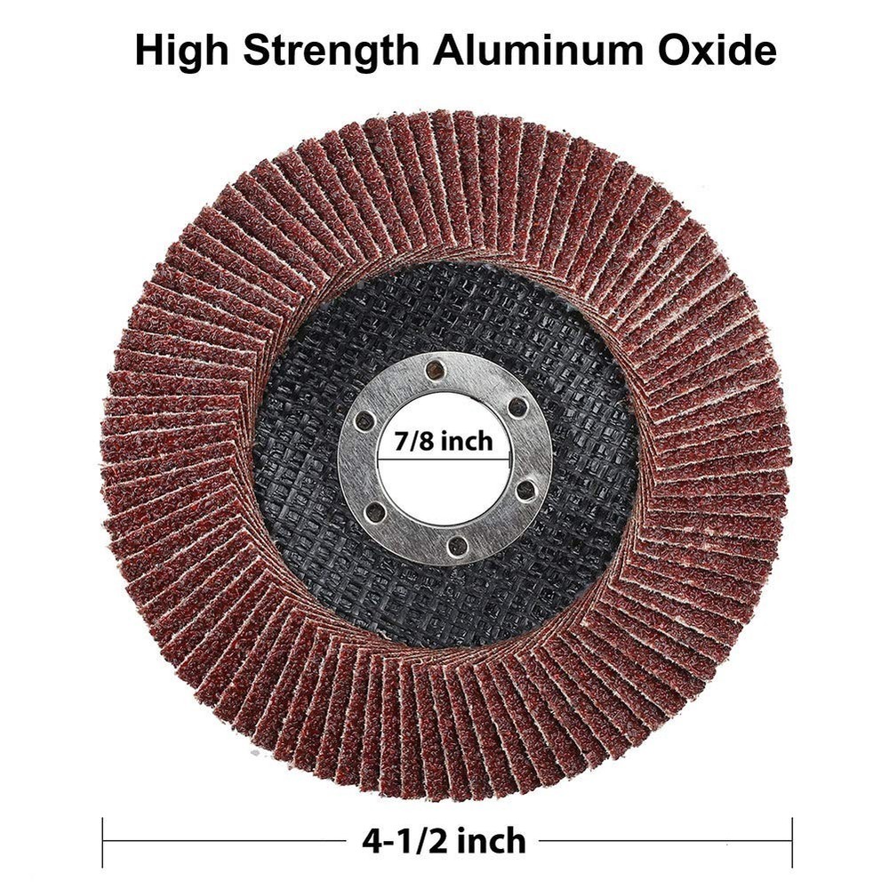 20PCS Flap Discs 4 1/2 for Angle Grinder, Type 29, High Density Jumbo Sanding...