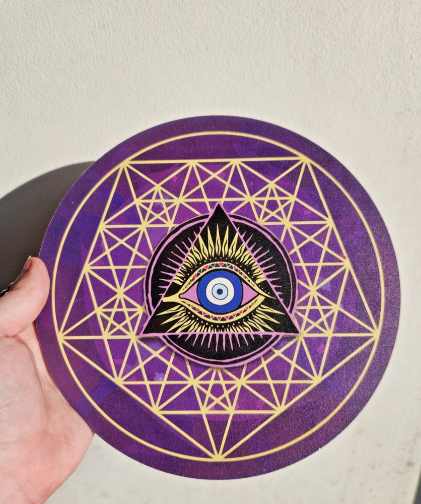 Evil Eye Crystal Grid