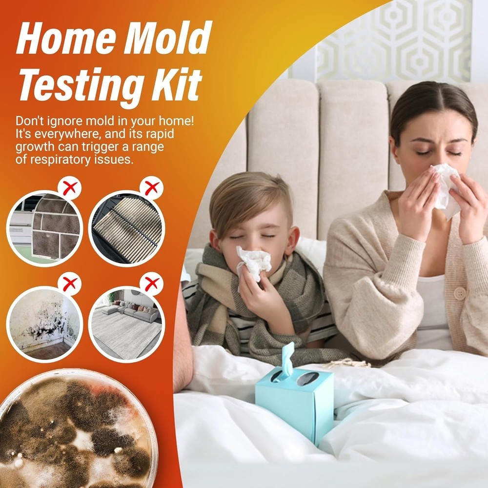 Home Mold Kit - 10PCS Including Comparison Cards for Easy Mold Detection