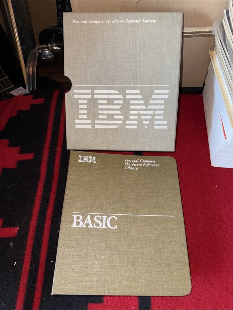 Vintage 1986 IBM Library Book Technical Reference Personal Computers Basic 3.0