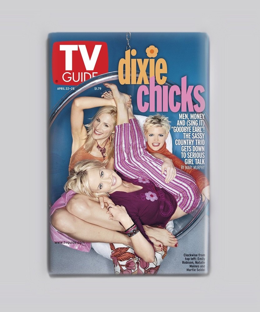 Dixie Chicks TV Guide 2000 - 2"x3" Fridge MAGNET