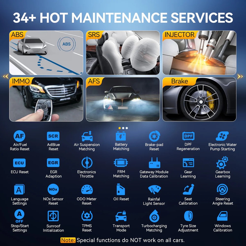 MUAI Diagnostic Scanner MUCAR 892BT Active Test ECU Coding Scan Tool CANFD/DOIP