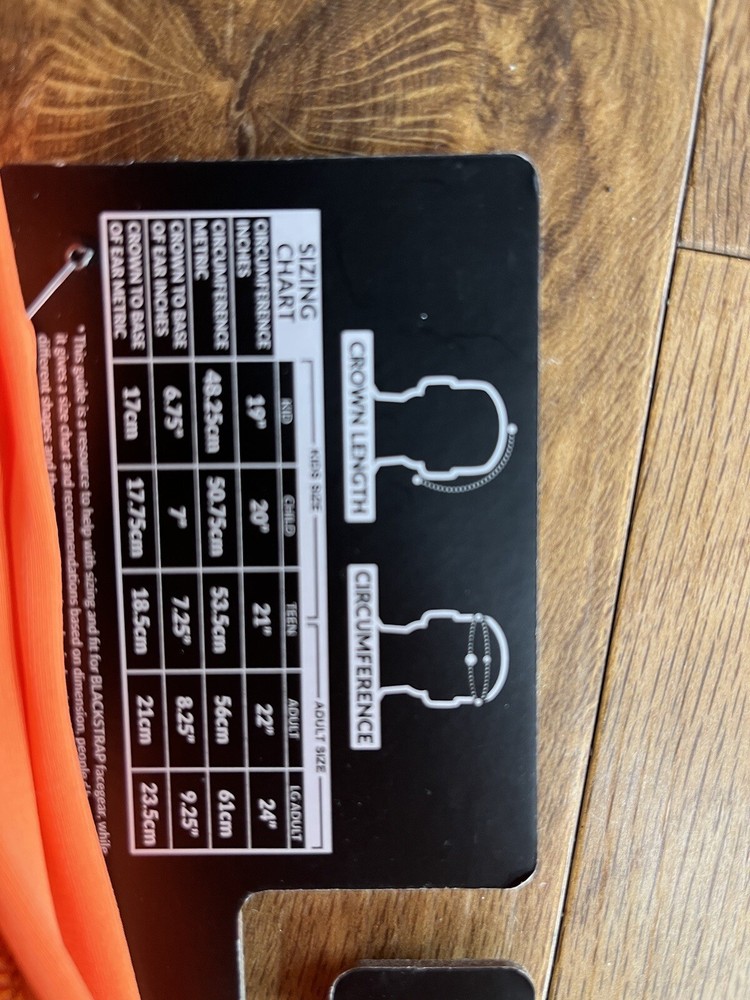 BlackStrap Apex Tube Bright Orange New With Tags