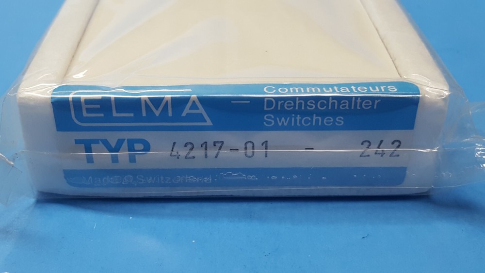 SELECTOR SWITCH, 4217-01 , ELMA, Switch housing, shorting