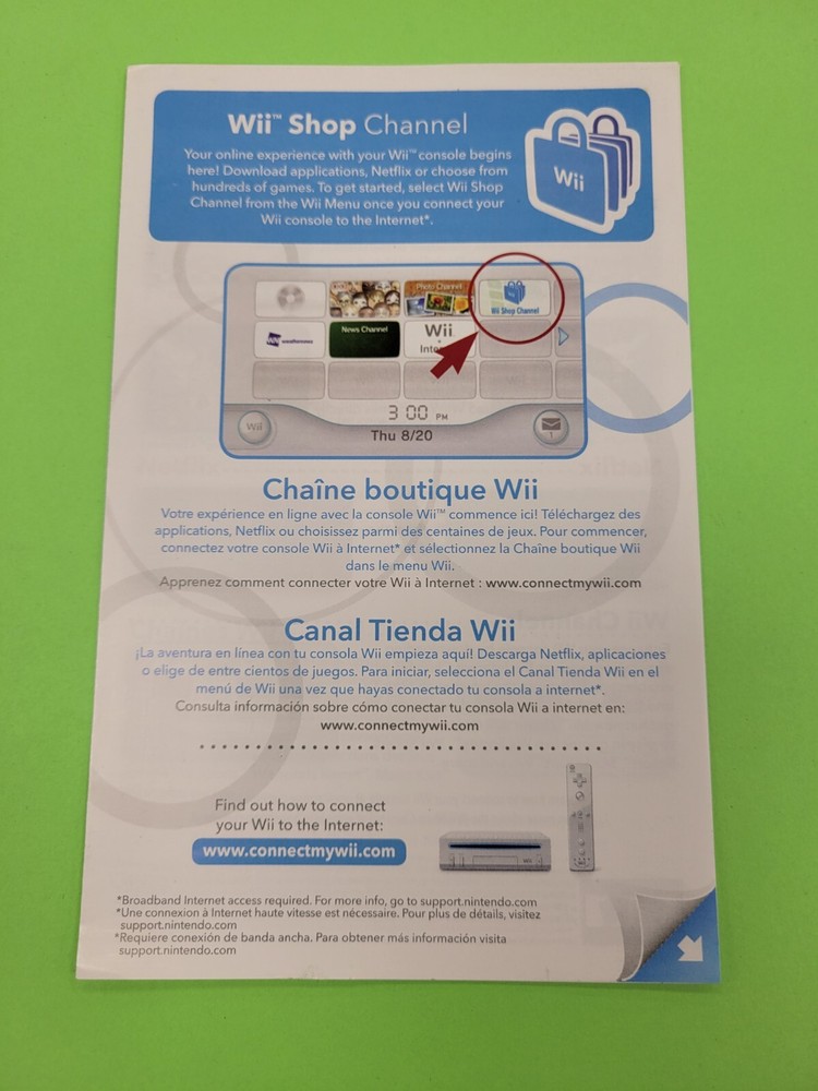 Nintendo Wii Club 2010 INSERT ONLY