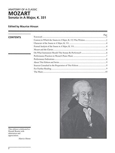 Sonata in A, K. 331 (Complete) (Alfred Masterwork Edition)