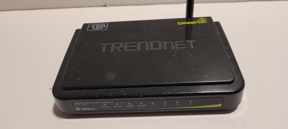 Bundle TRENDnet TEW-711BR Wireless N 150Mbps Router + Power Adapter – Tested