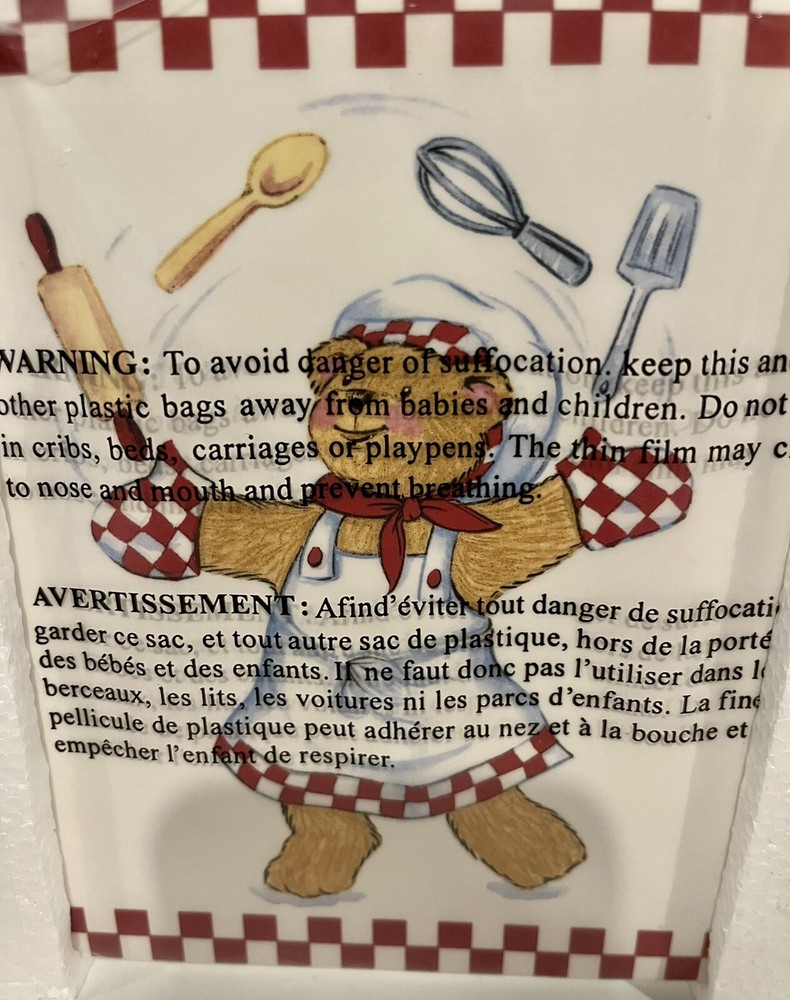 Vintage 2005 Avon Bear Chef Trivet