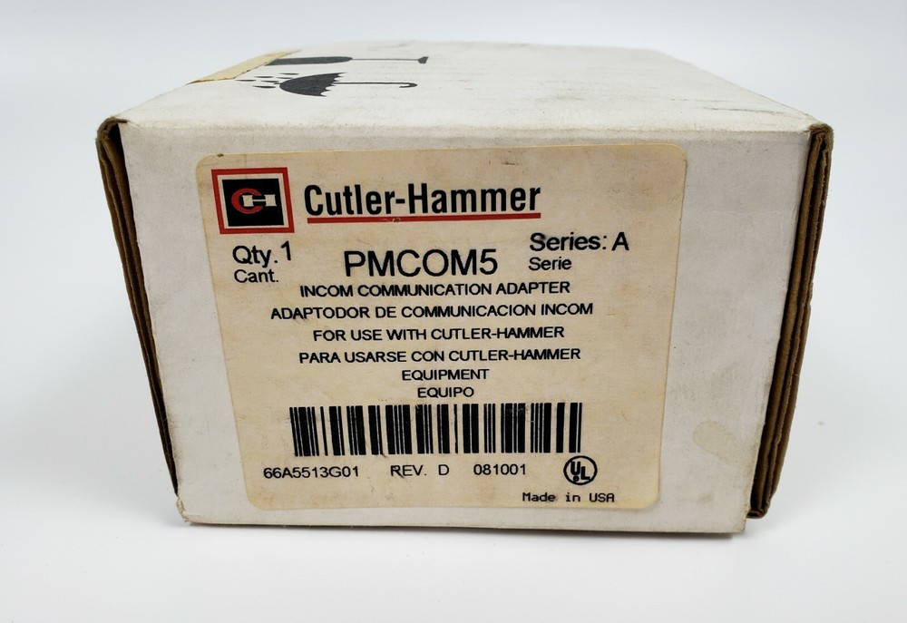 Cutler-Hammer PMCOM5 Series A INCOM COMMUNICATION ADAPTER - NEW