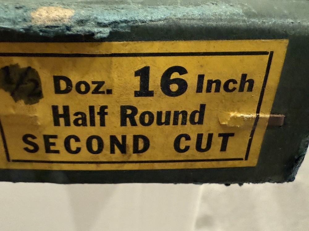 New 16” Half Round Second Cut File