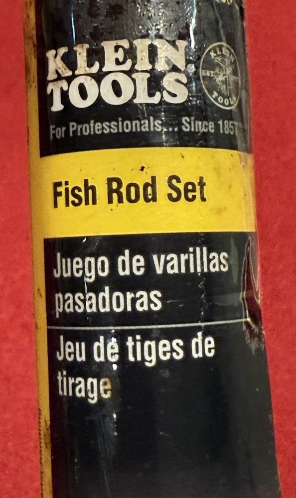 Klein Tools 56312 Lo-Flex Fish Rod Set, 12” USED