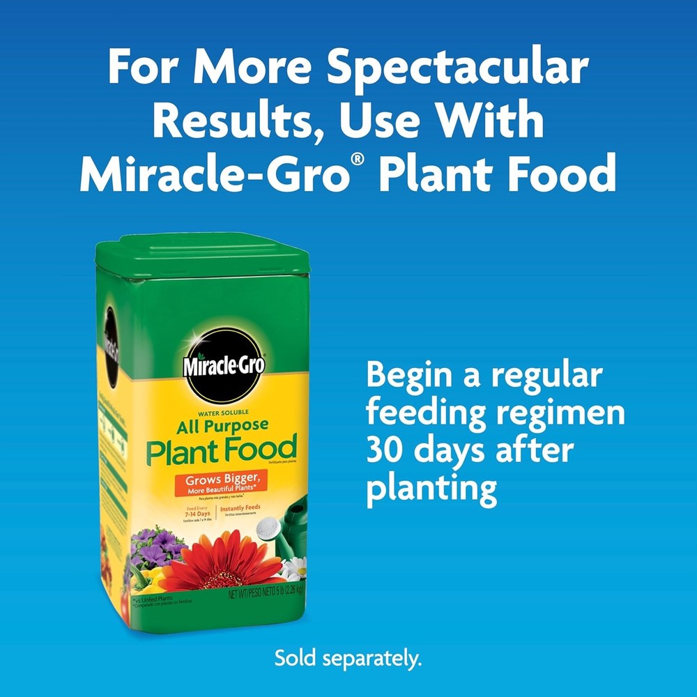 Miracle-Gro Moisture Control Potting Mix - Plant Soil for Container Plants, Prot