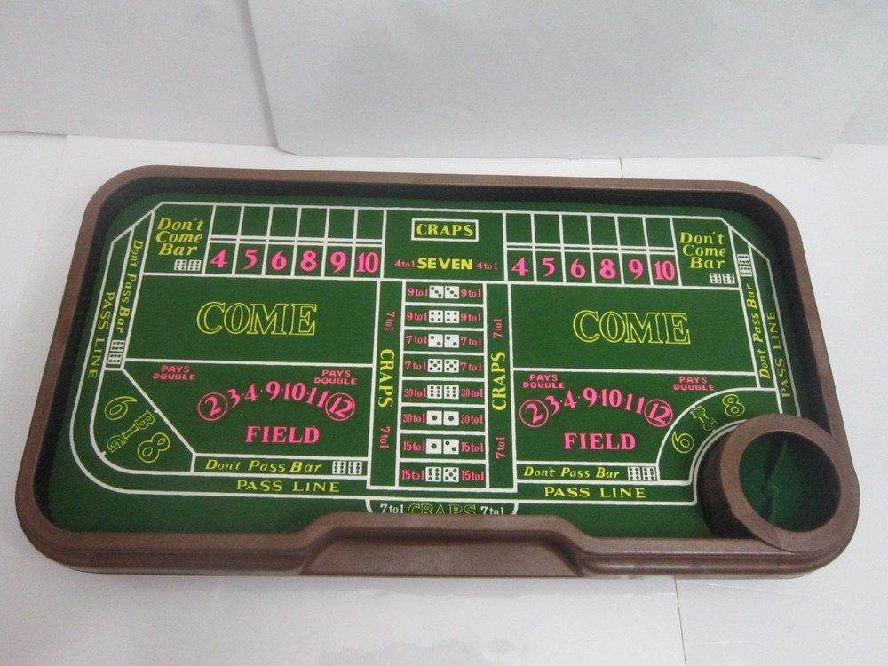 VTG Waco Auto-Shooter Craps Table Automatic Dice Roller Complete WORKING - VIDEO