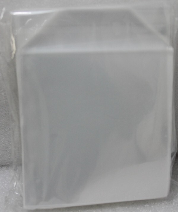 100 pieces 3-1/2 x 3-1/2" Mini Clear CPP Plastic Sleeve with Flap 100 Micron