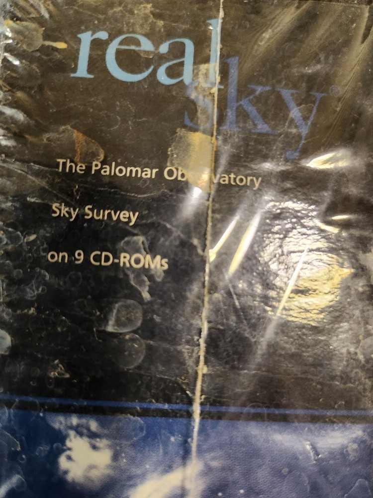 Real Sky - Palomar Observatory Sky Survey - 9 CD-ROMs - Open Box, never used