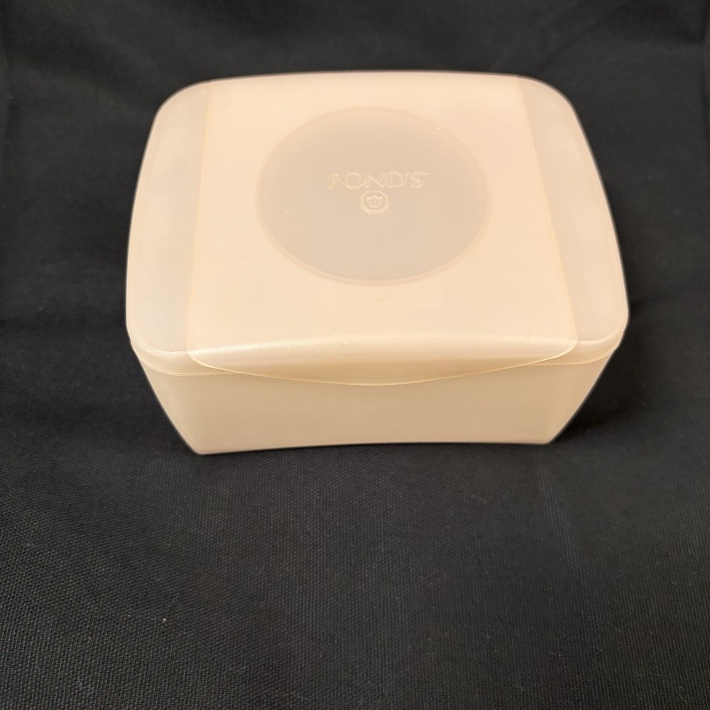 Pond's Cleansing Towelette Wipe Dispenser Container Empty Box Pink