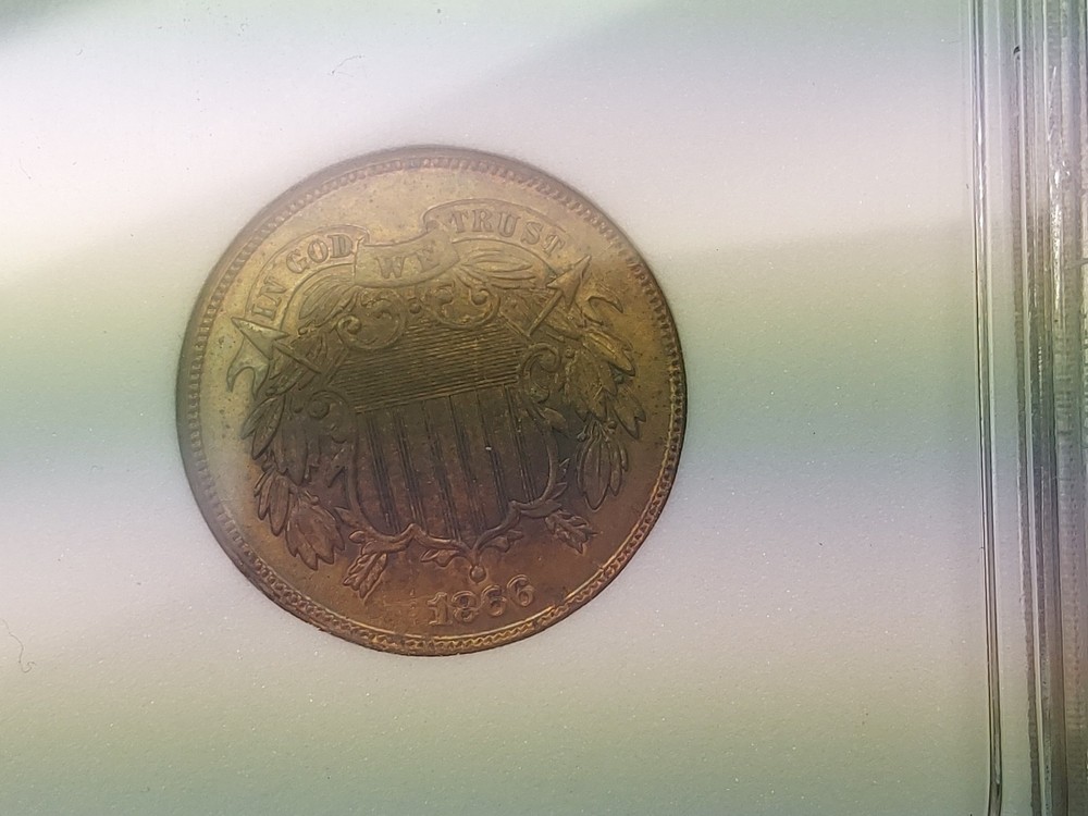 1866 Two Cent Piece BU