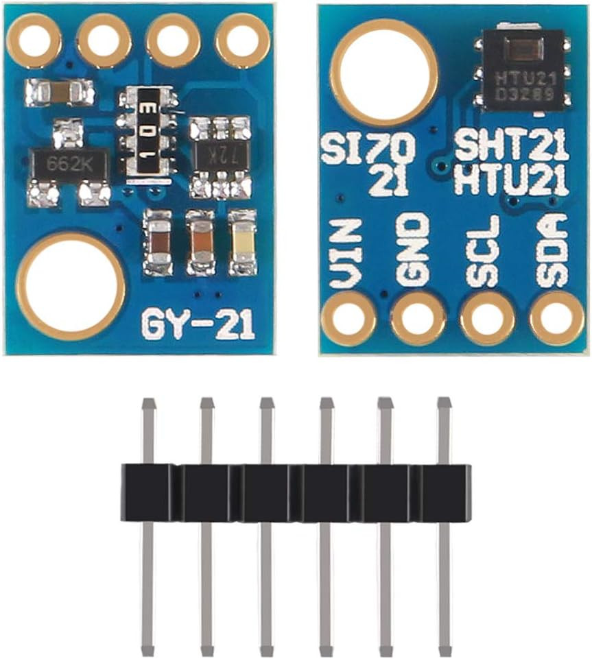 4Pcs Si7021 GY-21 SHT21 HTU21 Digital Humidity Temperature Sensor Module Replace