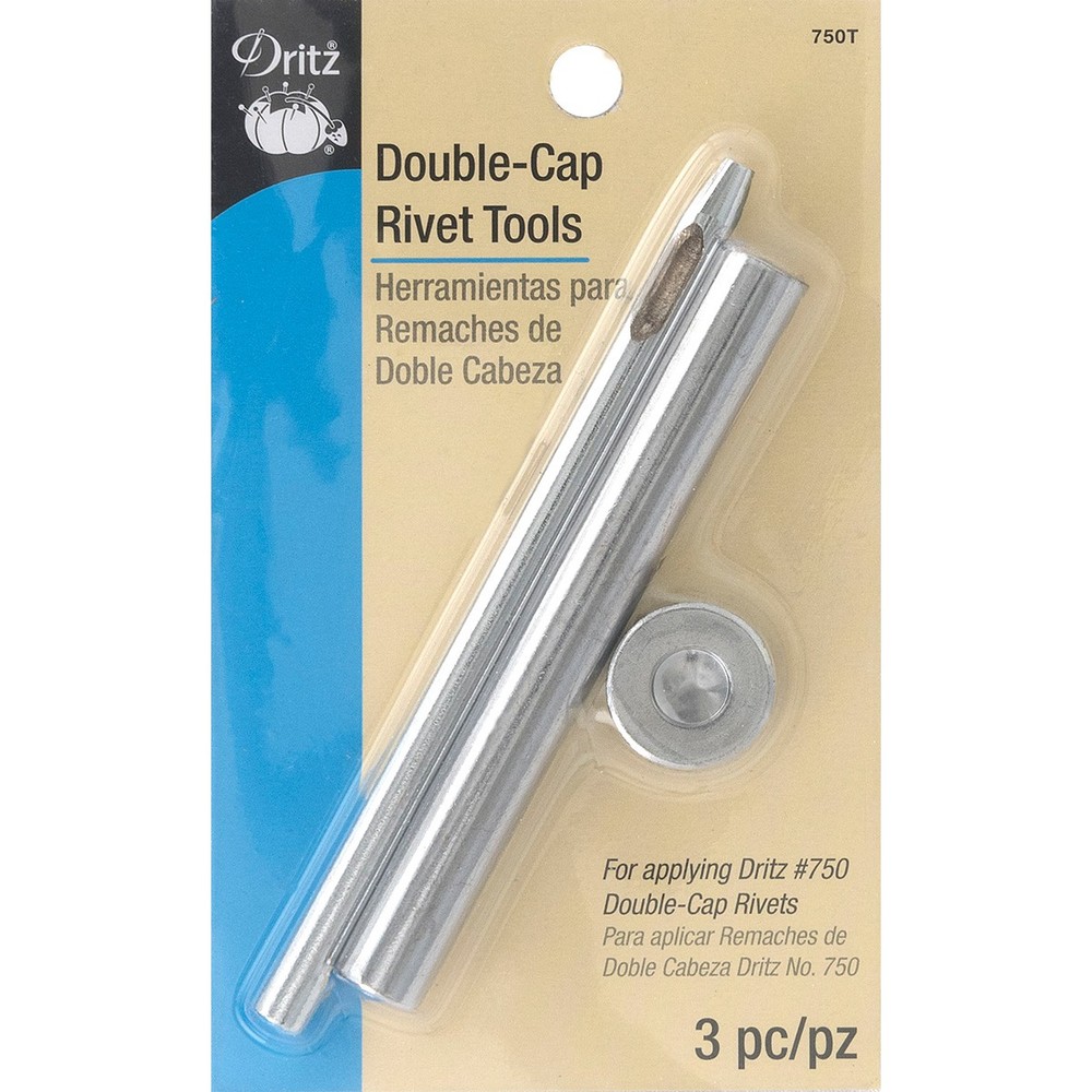 Dritz 750T Double-Cap Rivet Tools-Nickel