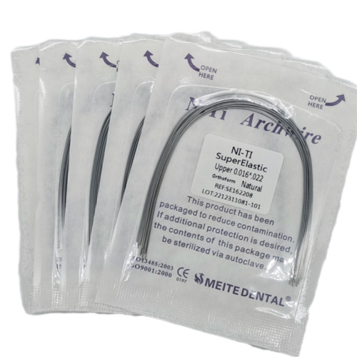10Pack Dental Orthodontic Arch Wire Super Elastic Niti Rectangular Wires Natural
