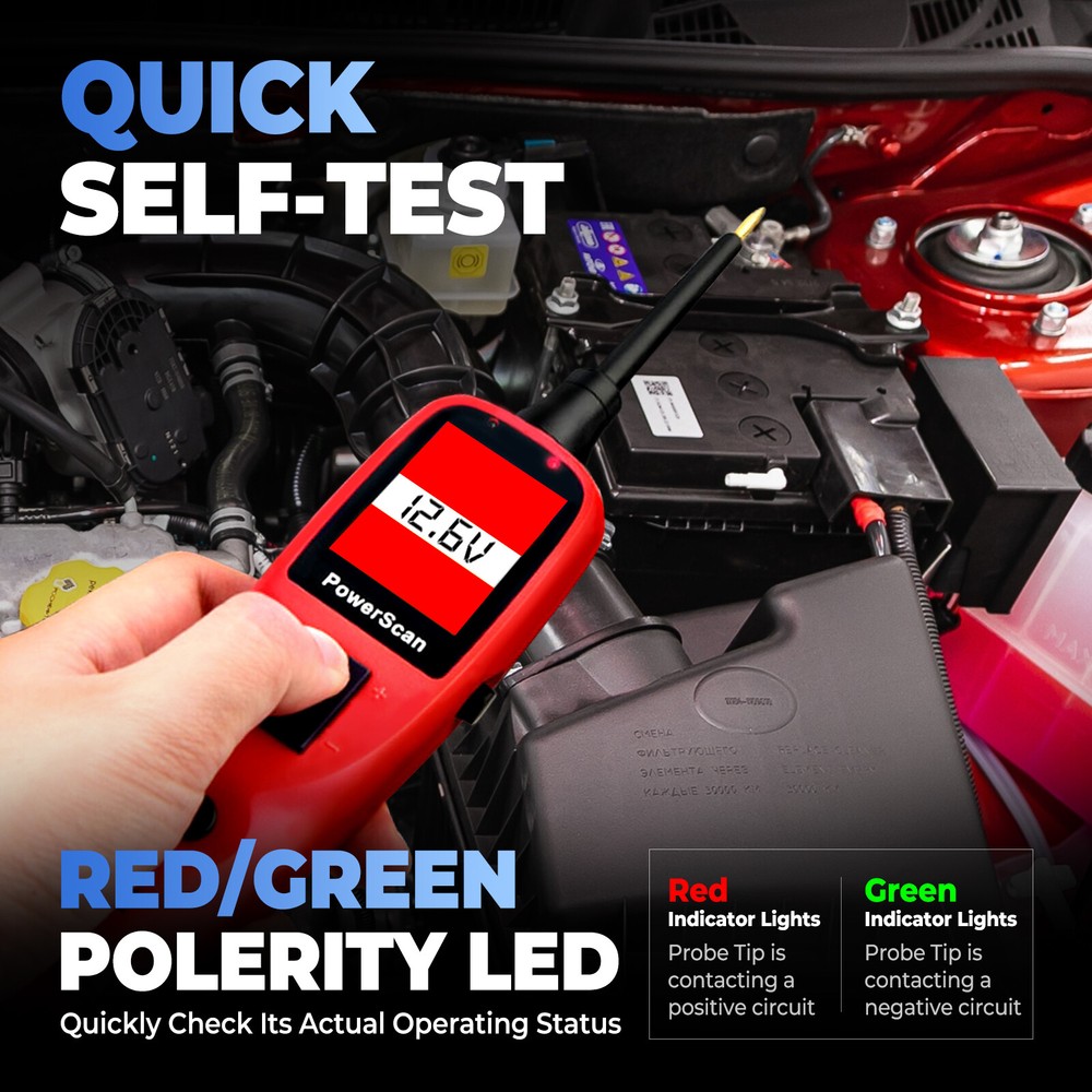 Autel PowerScan PS100 Circuit Tester Electrical Diagnostic Power Probe 12V / 24V