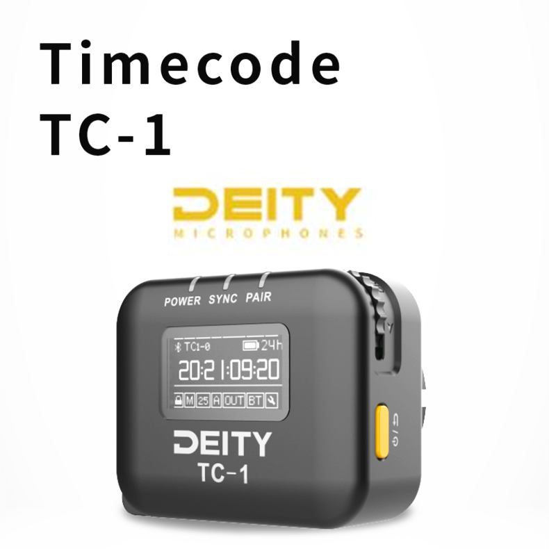 DEITY TC-1 Wireless Timecode Box Generator Microphone Video Recording Time Coder