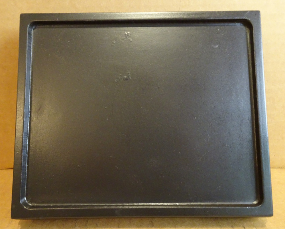 Wood Base for Figurine 7 3/8" Long Solid Wood Rectangle