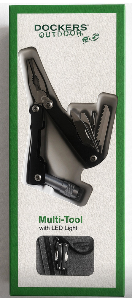 ! Dockers Outdoor Multi-Tool with LED Light Great Gift !