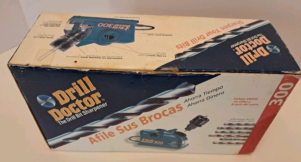 Drill Doctor The Drill Bit Sharpener Model 300 New Sharpens 3/32" to 1/2" Bits