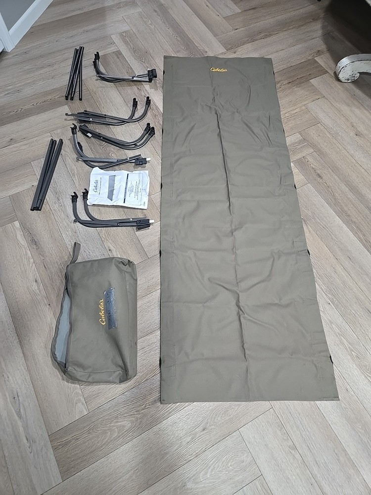 Cabela's Lightweight Cot Used 74"X26"