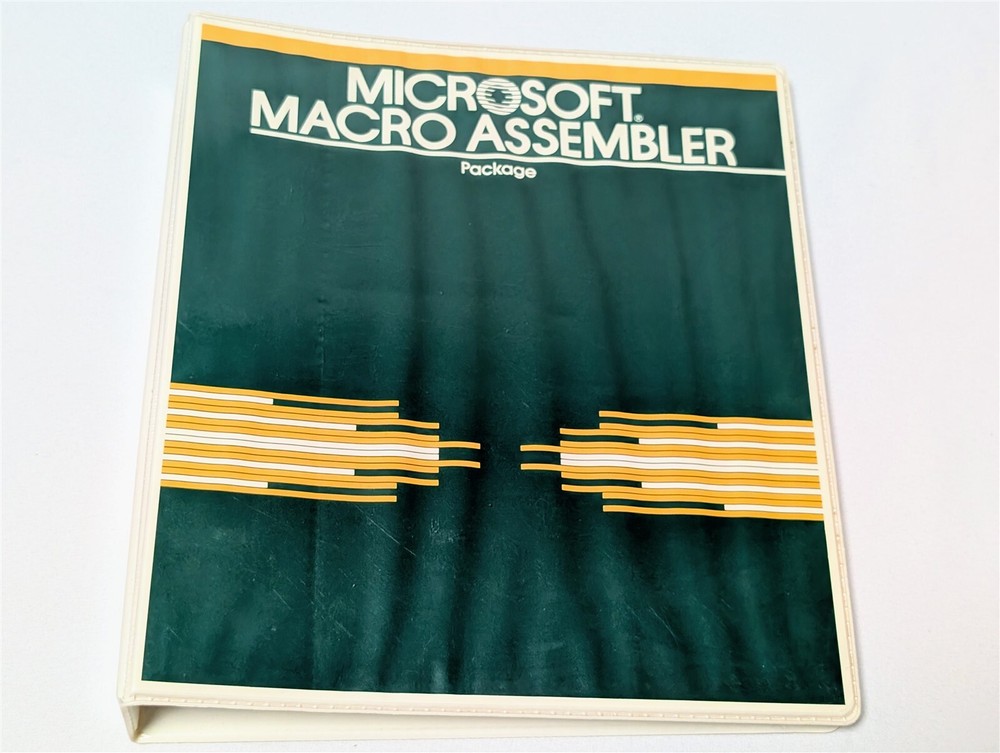 Microsoft Macro Assembler Package User Manual for CP/M-80 - RARE!