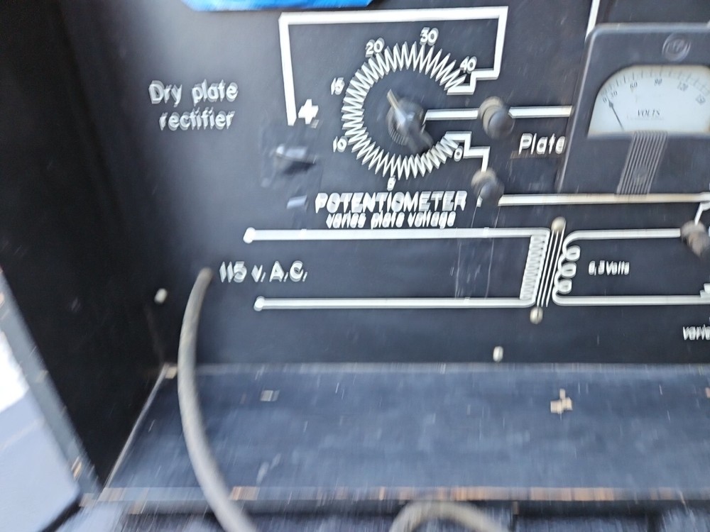 Welch Scientific Triode Demonstrator Curve Plotter Training Teaching 65S4