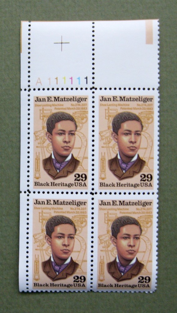 Sc # 2567 ~ PL # BLK ~ 29 CENT JAN MATZELIGER (bi20)